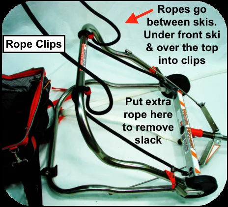 Original Water Winger rope clip instruction card