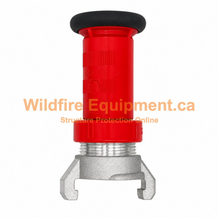 Red 1.5-inch UFS 1575 forestry fire nozzle