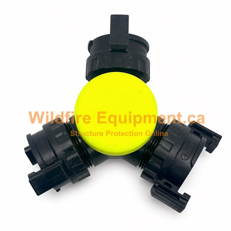 Lightweight 1.5-inch poly forestry wye fitting
