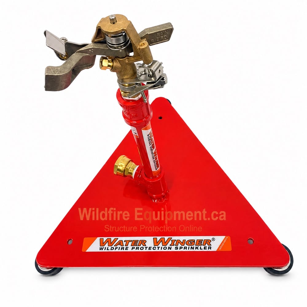 12-inch weighted-base sprinkler high-angle view