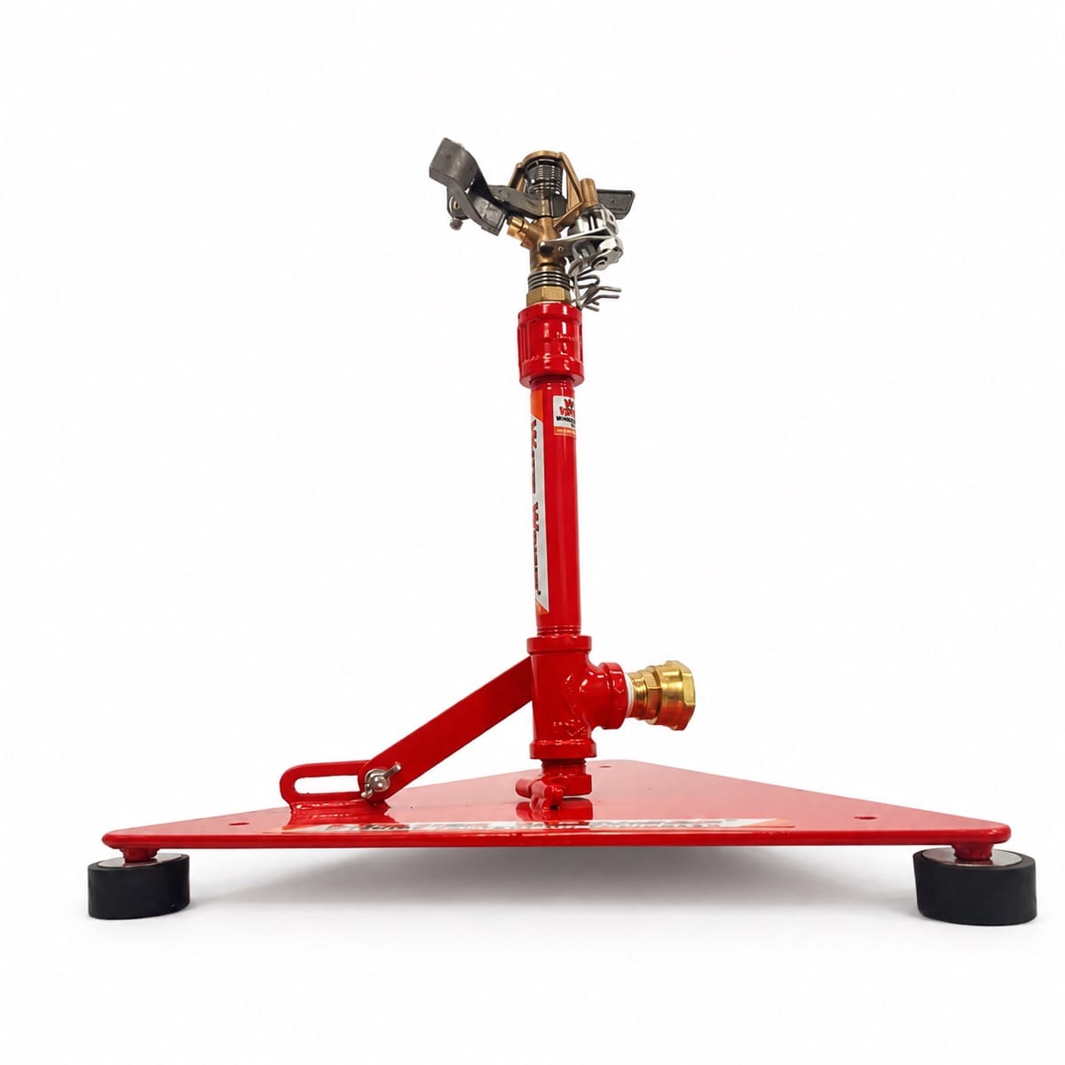 Leaning Mast Weighted Base Sprinkler alternate side profile