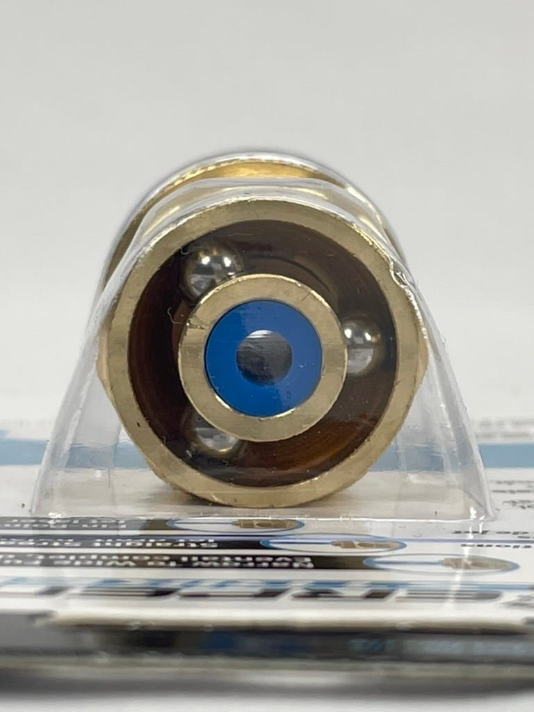 Mini Brass Fire Nozzle precision spray outlet detail